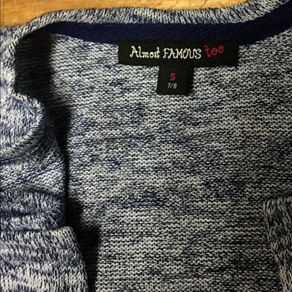 Almost Famous Too Cardigan Girls 7/8 - Picture 6 of 7